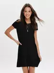 Only Dress back lace up black - Dresses and tunics - 133230 - 1