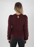 Only women's shirt Peplum decadent chocolate - Women's long sleeved shirts - 139980 - 2