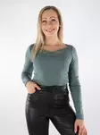 Only women's shirt New Lace Balsam green - Women's long sleeved shirts - 136910 - 1
