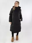 Only women's long winter coat Puffer black - Women's winter jackets - 137470 - 1