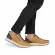 Rieker men's wide-last sneakers 16901-68 yellow - Men's walking shoes - 140890 - 6