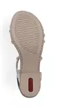 Rieker women's party sandals 64970-60 beige - Rieker women`s sandals - 140980 - 4