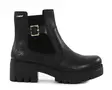 Rieker women's thick-soled ankle boots 74560-00 black - Rieker ankle boots - 139430 - 1