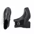 Rieker women's thick-soled ankle boots 74560-00 black - Rieker ankle boots - 139430 - 3