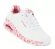 Skechers women's sneakers 155506/WRPK UNO - LOVING LOVE white/red/pink - Skechers women`s sneakers - 138070 - 1