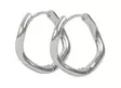 Snö of Sweden Earrings Union curve ring 20 mm silver - Earrings - 141600 - 1