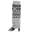 Veniz patterned ankle warmers 81041 gray - Women's socks and tights - 137020 - 1