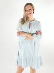 Vero Moda dress/tunic 3/4 gray mist/snow white - Dresses and tunics - 138560 - 1