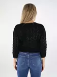Vero Moda women's cardigan 3/4 V-Neck black - Women's knitwear - 138740 - 2