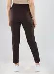 Vila Trousers HW SLIM PANT coffee bean - Women's trousers - 141520 - 2
