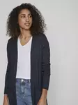Vila women's long cardigan Ril Long total eclipse - Women's knitwear - 137880 - 3
