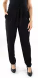 Vila Trousers hw belted black - Women's trousers - 136540 - 1