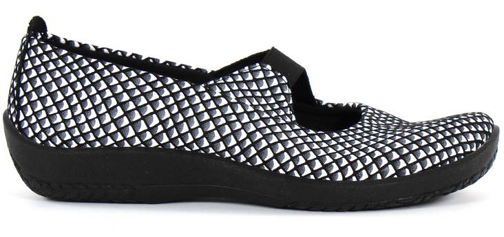 Arcopedico Walking Shoes Leina, Black/White - Women's walking shoes - 123280 - 1