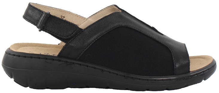 Emma Sandals 444-1663, Black - Women's sandals - 123210 - 1