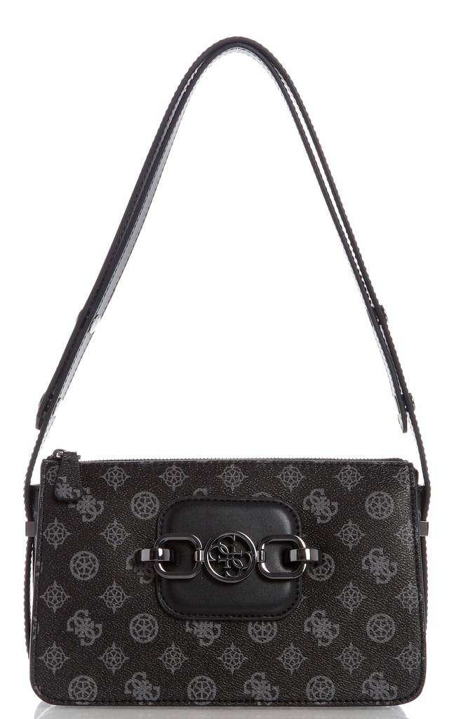 Guess Bag Hensley logo coal multi - Handbags - 129630 - 1