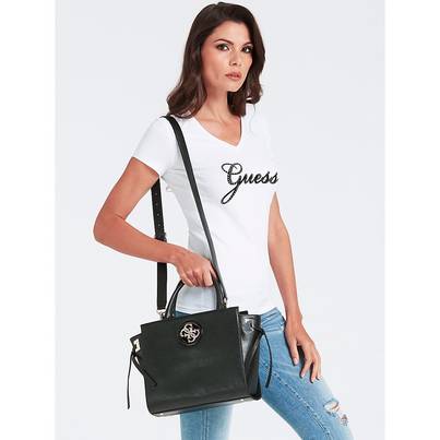 guess black handbag
