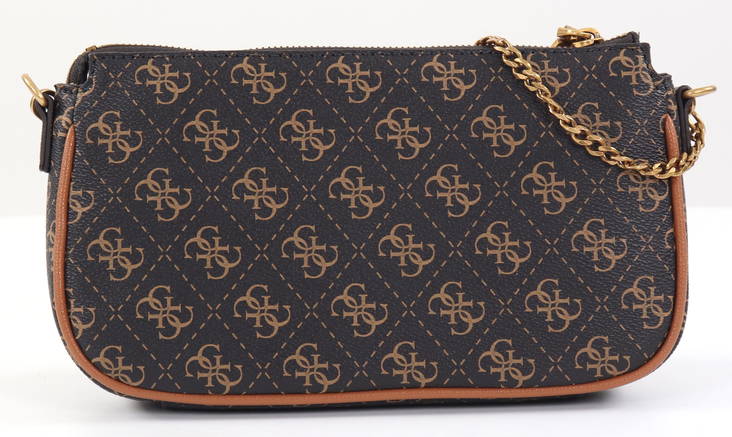 Guess Shoulder Bag Nell brown logo/cognac webstore