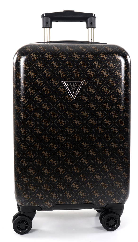 Guess Suitcase Jesco small brown logo - Travel bags - 135040 - 1