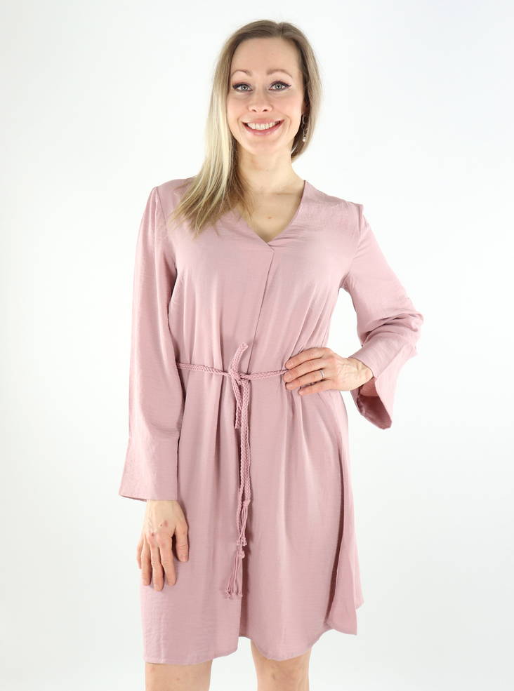 JDY Dress Divya 7/8 v-neck Woodrose - Dresses and tunics - 135400 - 1