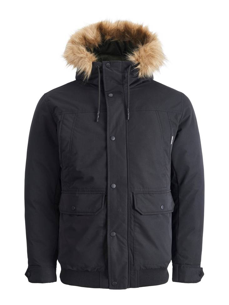 Jack&Jones Jacket Winner bomber, black - Men's jackets - 131600 - 1