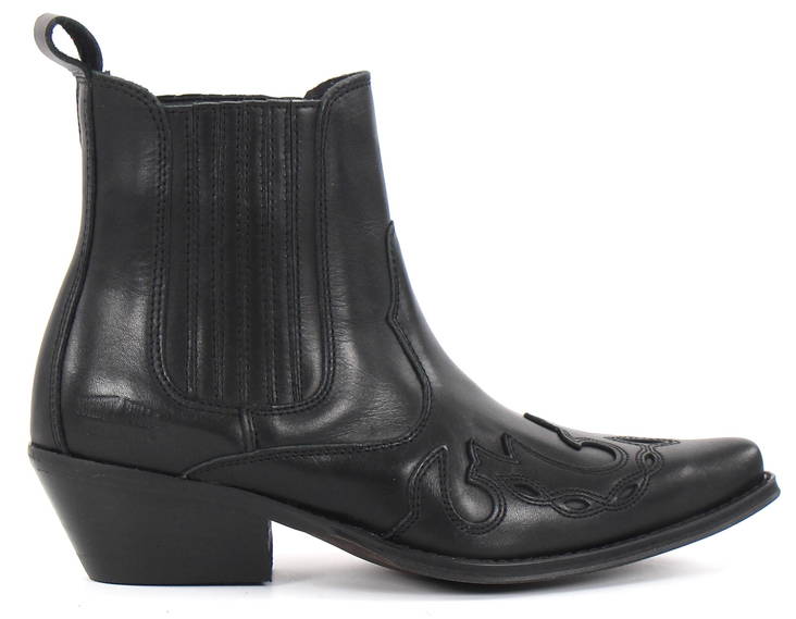 Johnny Bulls Boots 9636, Black - Cowboy boots - 130210 - 1