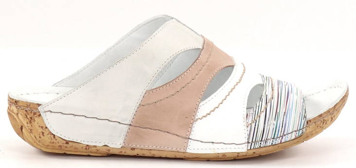 Natura Mules 2305, white/2500 - Women's mules - 128640 - 1