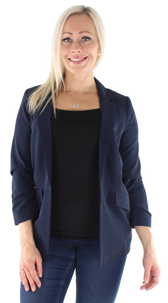 Only Blazer 3/4, Dark blue - Women's jackets and blazers - 126800 - 1