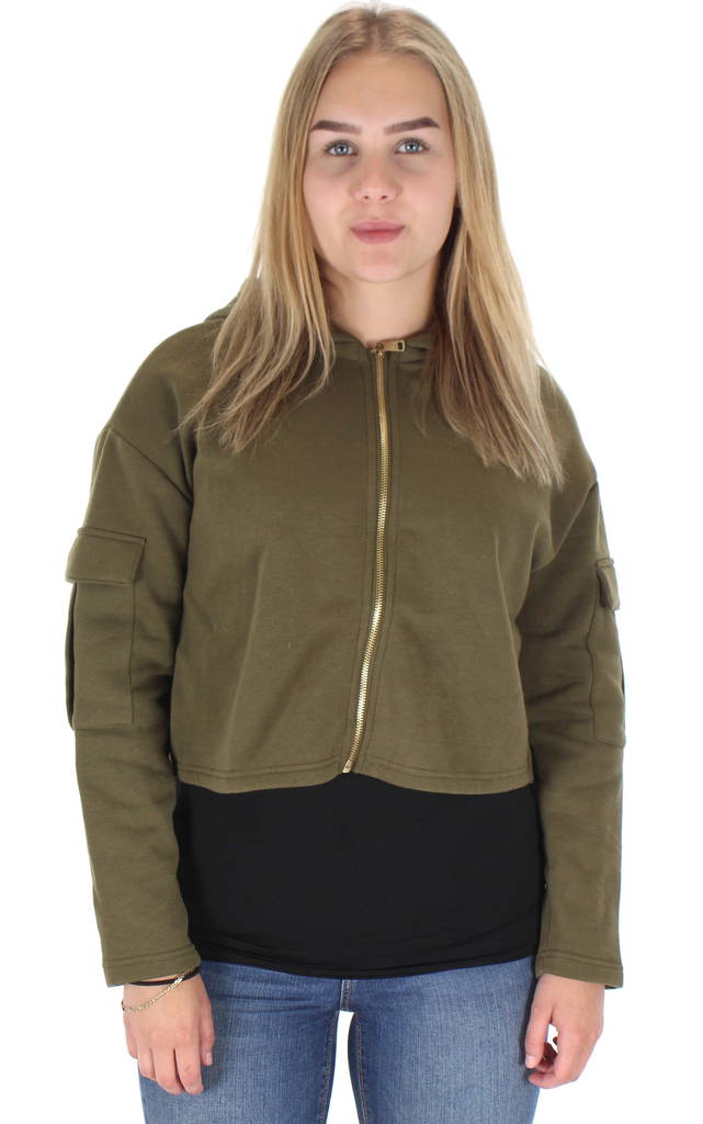 Only Hoodie cropped zip - Women's hoodies and colleges - 124240 - 1