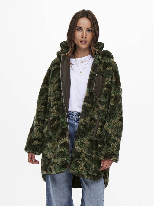 camo bear coat