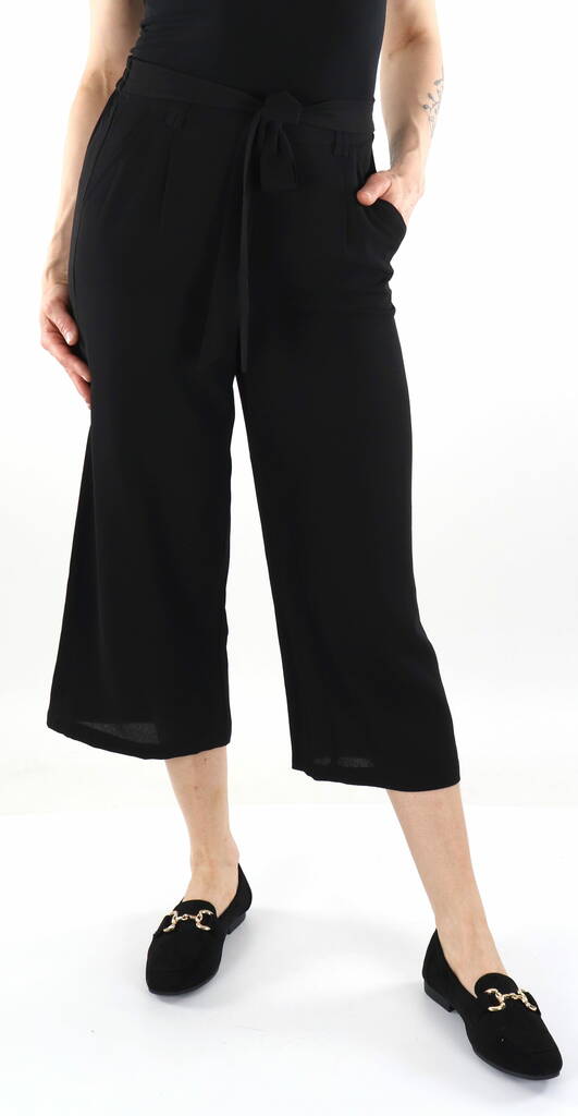 Only women's pants Winner Culotte black - Women's trousers - 136170 - 1