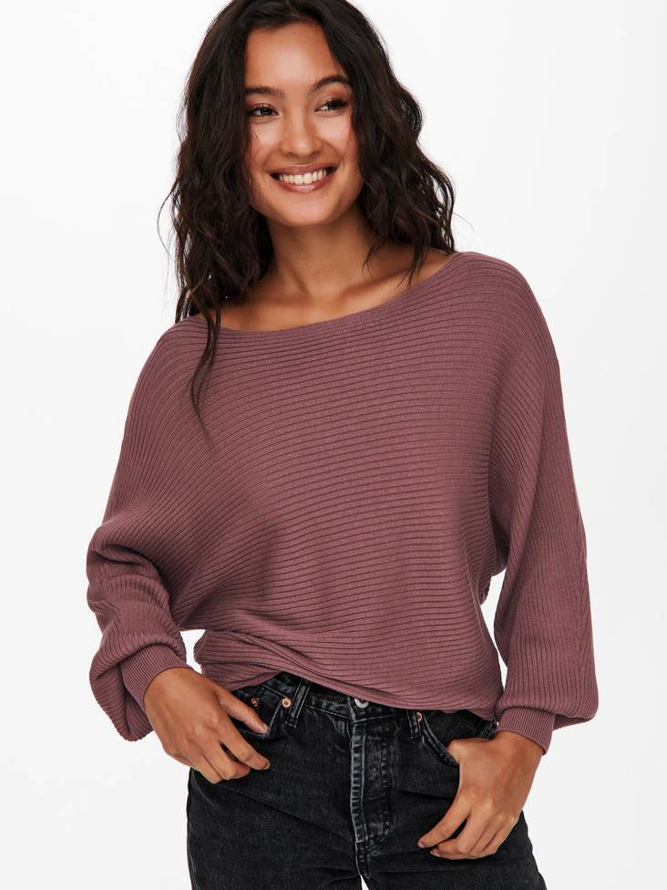Only women's Sweater life short rosebrown - Women's knitwear - 131330 - 1