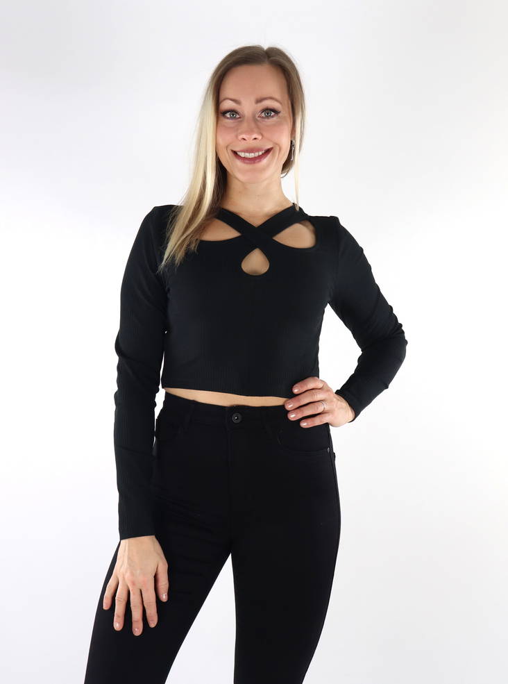 Only Shirt black - Women's long sleeved shirts - 134680 - 1