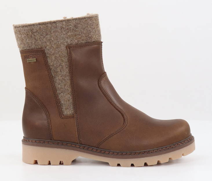 Pomar Ankle Boots Haapa oak p-up terras - Women's ankle boots - 132060 - 1