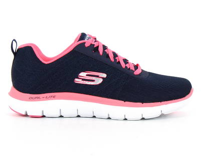 skechers navy hot pink