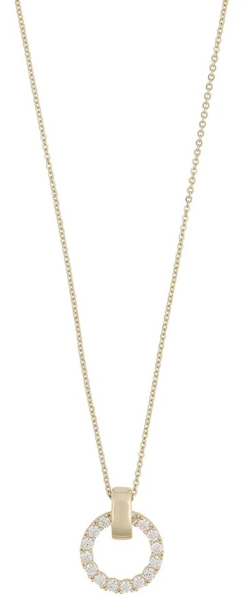 Snö of Sweden Necklace East round g/clear - Necklaces - 134950 - 1
