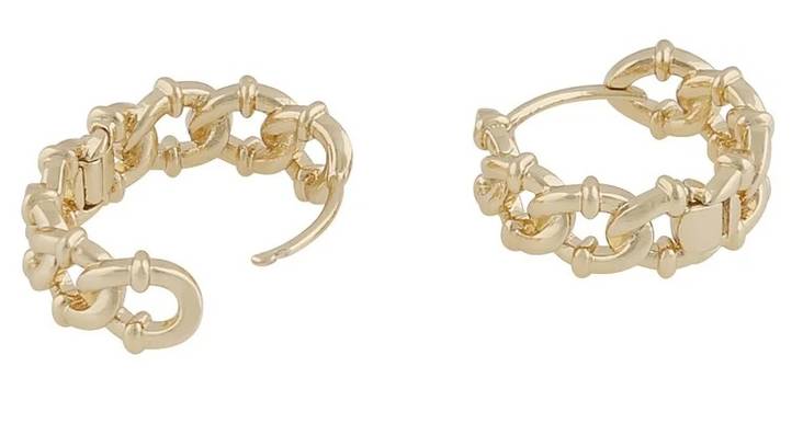 Snö of Sweden Earrings Gina ring gold - Earrings - 135290 - 1
