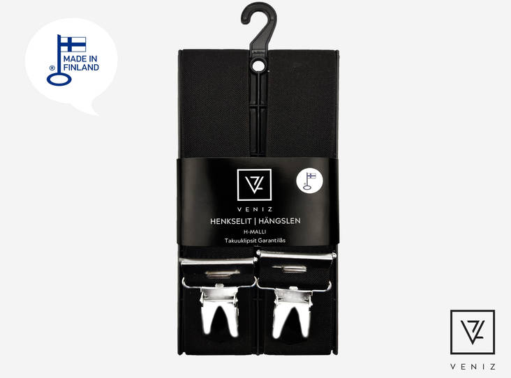 Veniz 53200 H model suspenders black - Men's belts - 134970 - 1