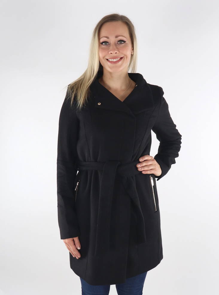 Vero Moda Twodope women's wool fabric Jacket black - Women's light jackets - 134530 - 1