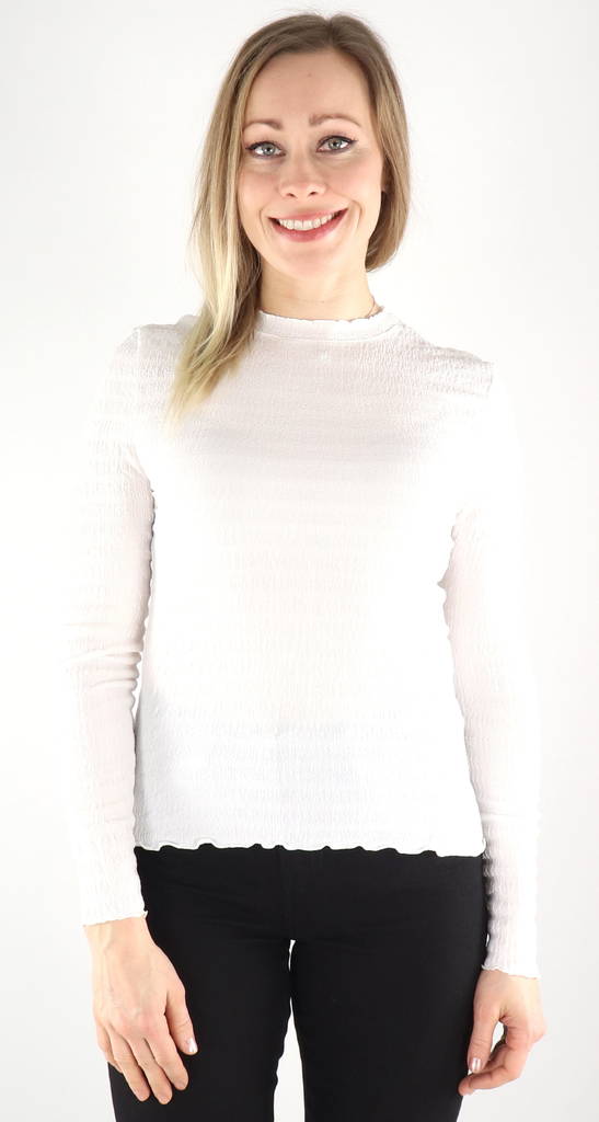 Vero Moda Shirt snow white - Women's long sleeved shirts - 132180 - 1
