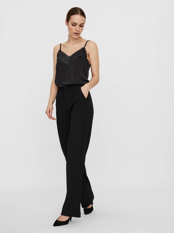 Vero Moda Women's Pants mr straight, black - Women's trousers - 129050 - 1