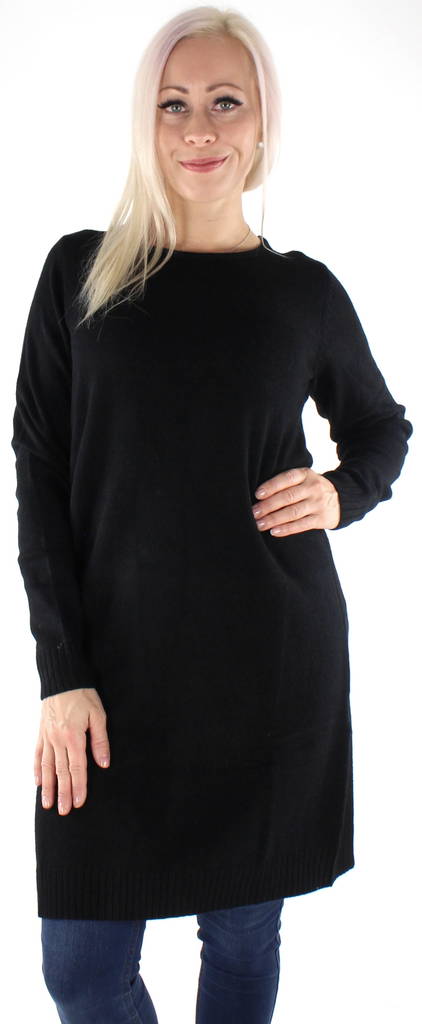 Vila Knitted Dress Ril, black - Dresses and tunics - 127020 - 1