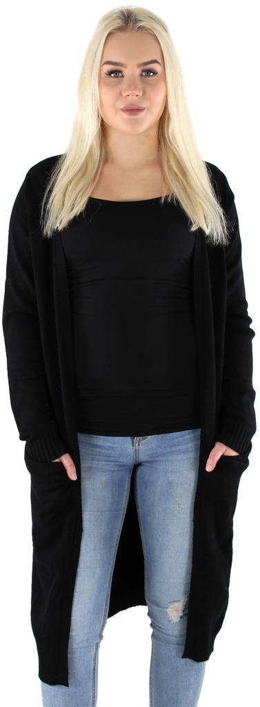 Vila Women's Cardigan Ril Long black - Women's knitwear - 119800 - 1