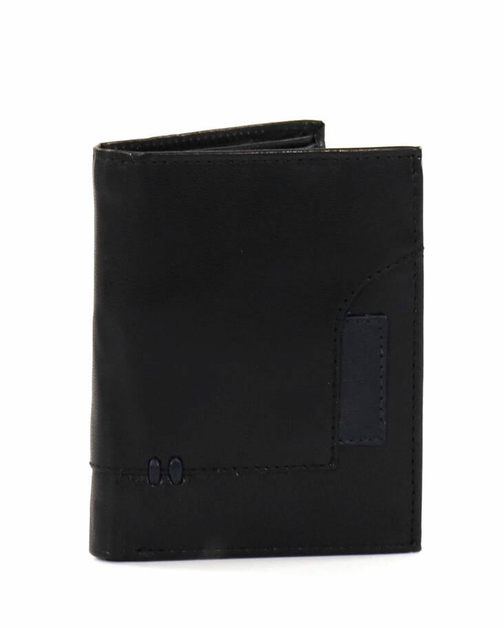 Leather wallet WO-62 black - Wallets - 135660 - 1