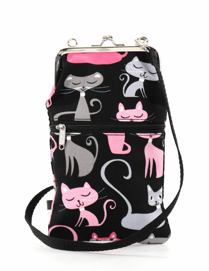 Nabo purse with shoulder strap K561 kitty pink - Wallets - 136100 - 1