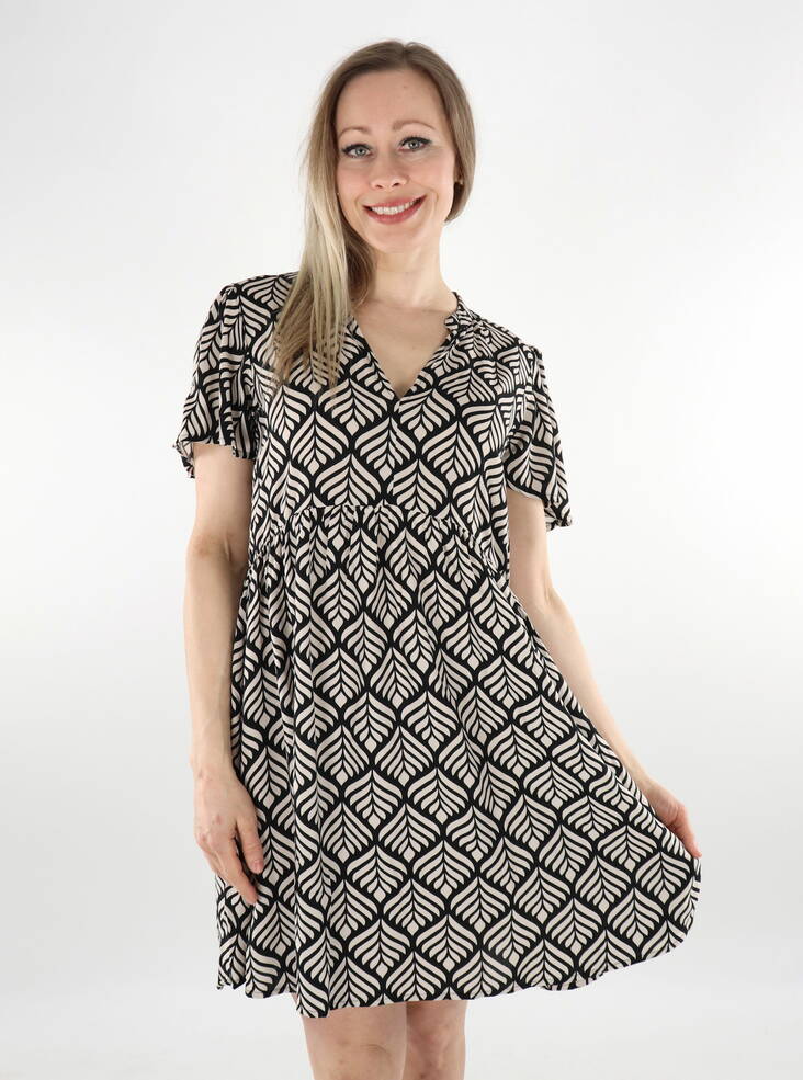 JDY dress Starr Life V-neck black/02-24 - Dresses and tunics - 136110 - 1