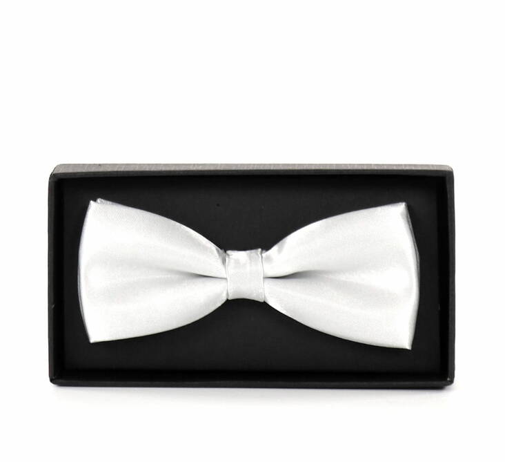 Veniz Bow tie 72569 shiny silver - Men's suits - 136240 - 1