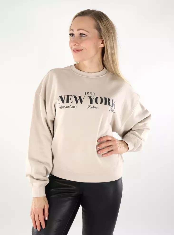 JJXX women's sweatshirt Print moonbeam - Women's hoodies and colleges - 137150 - 1