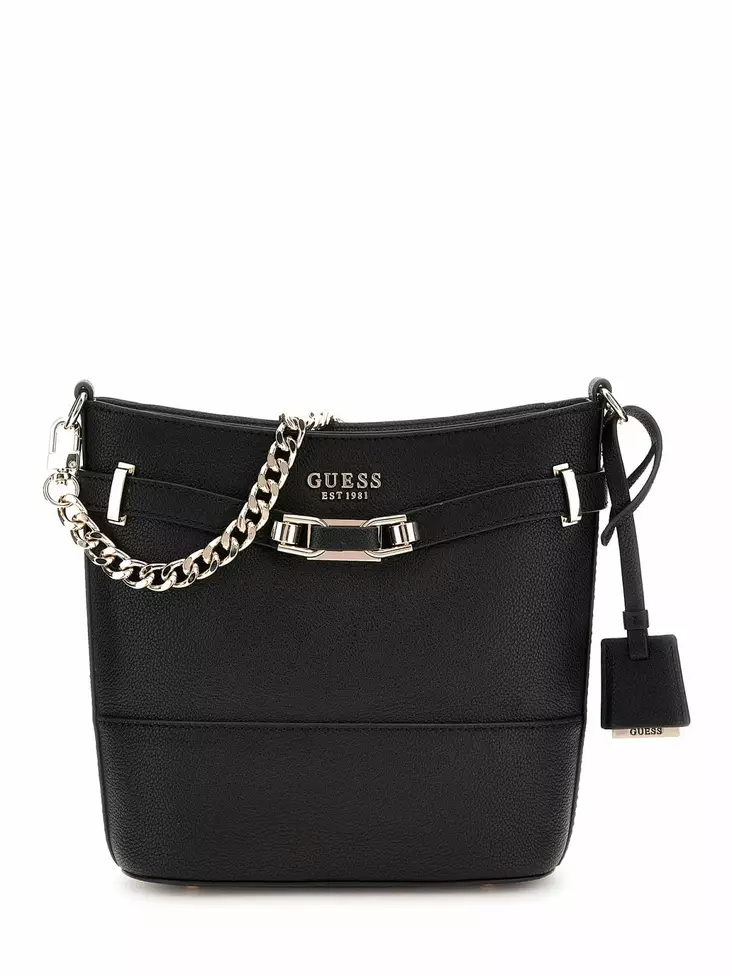 Guess Shoulder Bag Silvye Black - Handbags - 137650 - 1