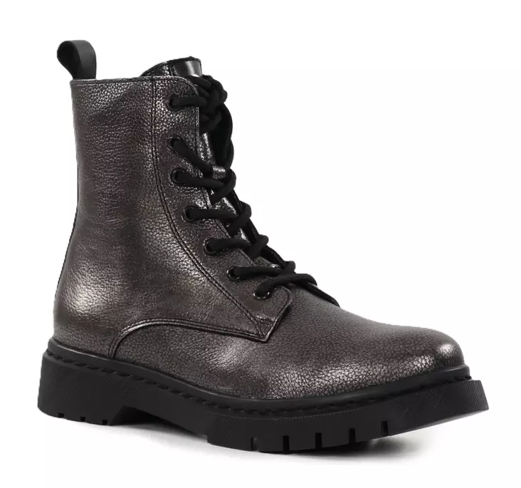Tamaris women's genuine leather ankle boots 25054-41 pewter - Tamaris ankle boots - 139140 - 1