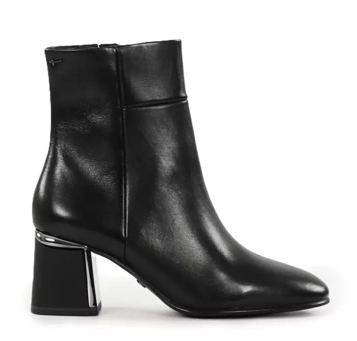 Tamaris women's ankle boots 25341-45 black leather - Tamaris ankle boots - 139290 - 1
